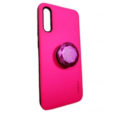 Capa para Samsung Galaxy A70 - Motomo Lisa com Popsocket Pink
